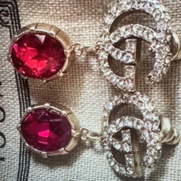 Gucci GG Running Drop Earrings - Picture 2 of 5